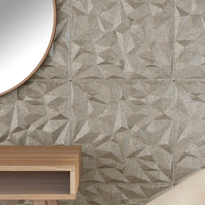 vidaXL 24 db betonmintás XPS ametisztmintás fali panel 50 x 50 cm 6 m²