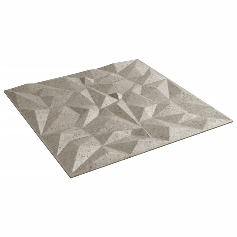 vidaXL 24 db betonmintás XPS ametisztmintás fali panel 50 x 50 cm 6 m²