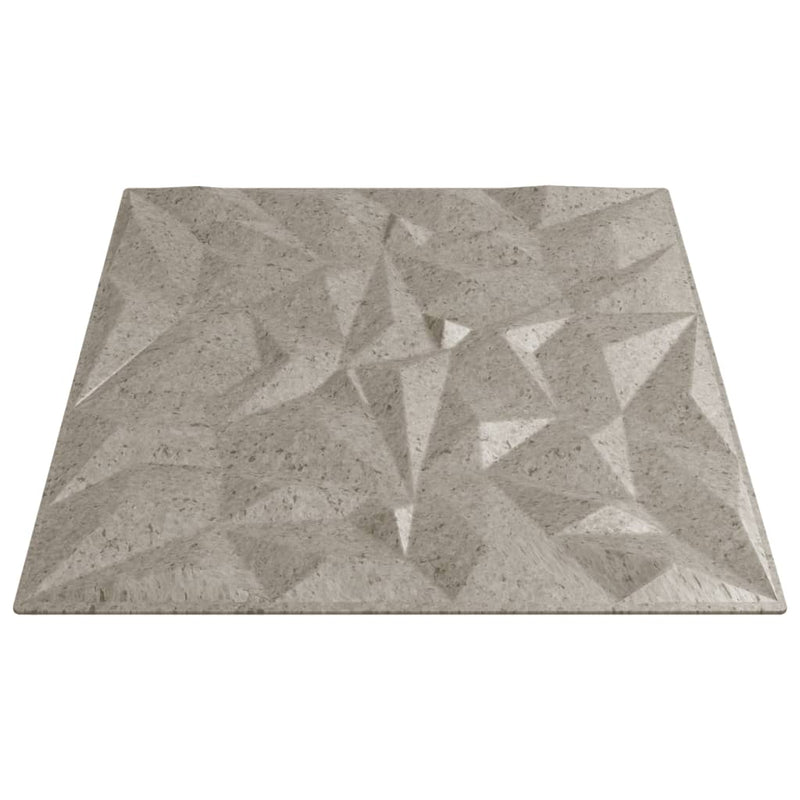 vidaXL 24 db betonmintás XPS ametisztmintás fali panel 50 x 50 cm 6 m²
