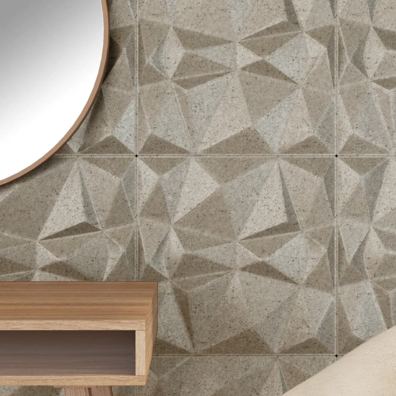 vidaXL 12 db betonmintás XPS gyémántmintás fali panel 50 x 50 cm 3 m²