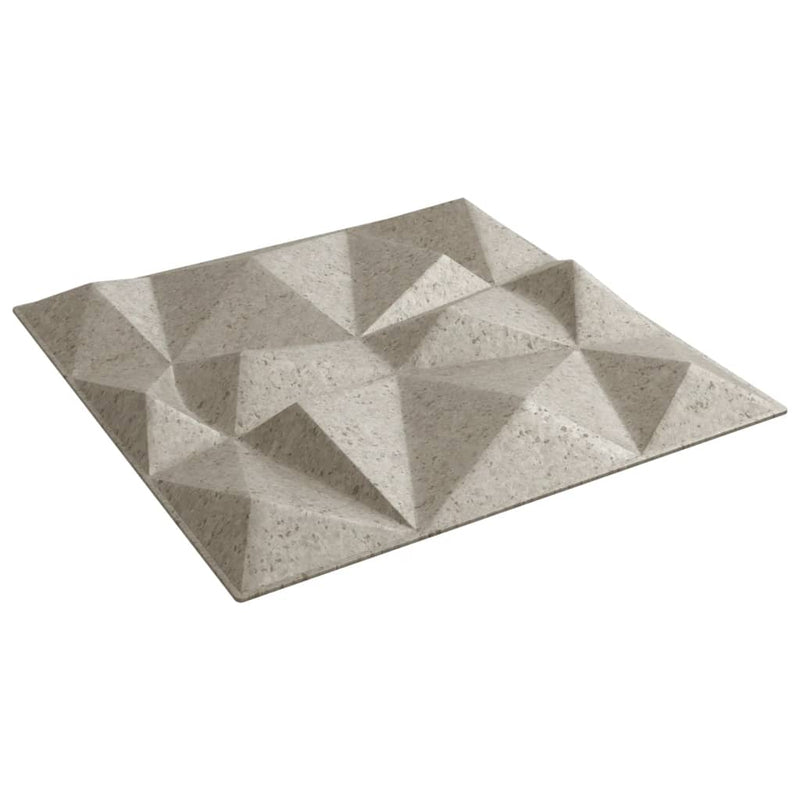 vidaXL 12 db betonmintás XPS gyémántmintás fali panel 50 x 50 cm 3 m²