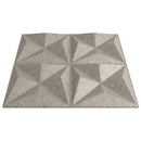 vidaXL 12 db betonmintás XPS origami fali panel 50 x 50 cm 3 m²
