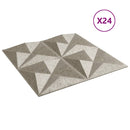 vidaXL 24 db betonmintás XPS origami fali panel 50 x 50 cm 6 m²