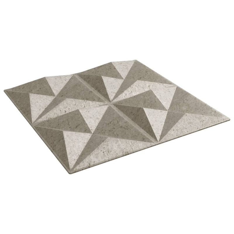 vidaXL 24 db betonmintás XPS origami fali panel 50 x 50 cm 6 m²