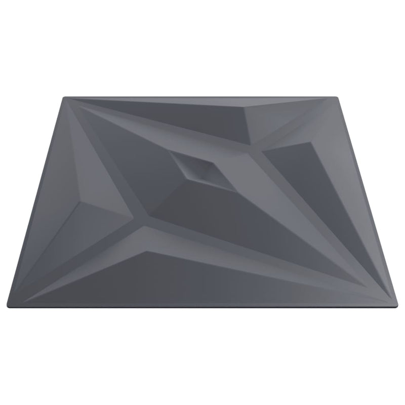 vidaXL 24 db szürke XPS csillagmintás fali panel 50 x 50 cm 6 m²