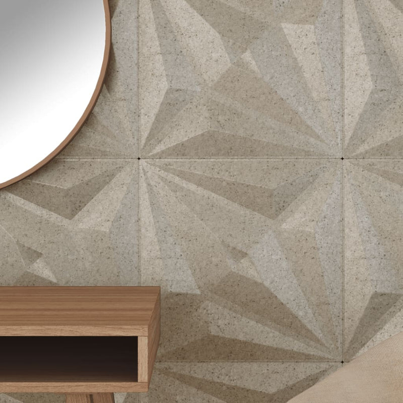 vidaXL 12 db betonmintás XPS csillagmintás fali panel 50 x 50 cm 3 m²