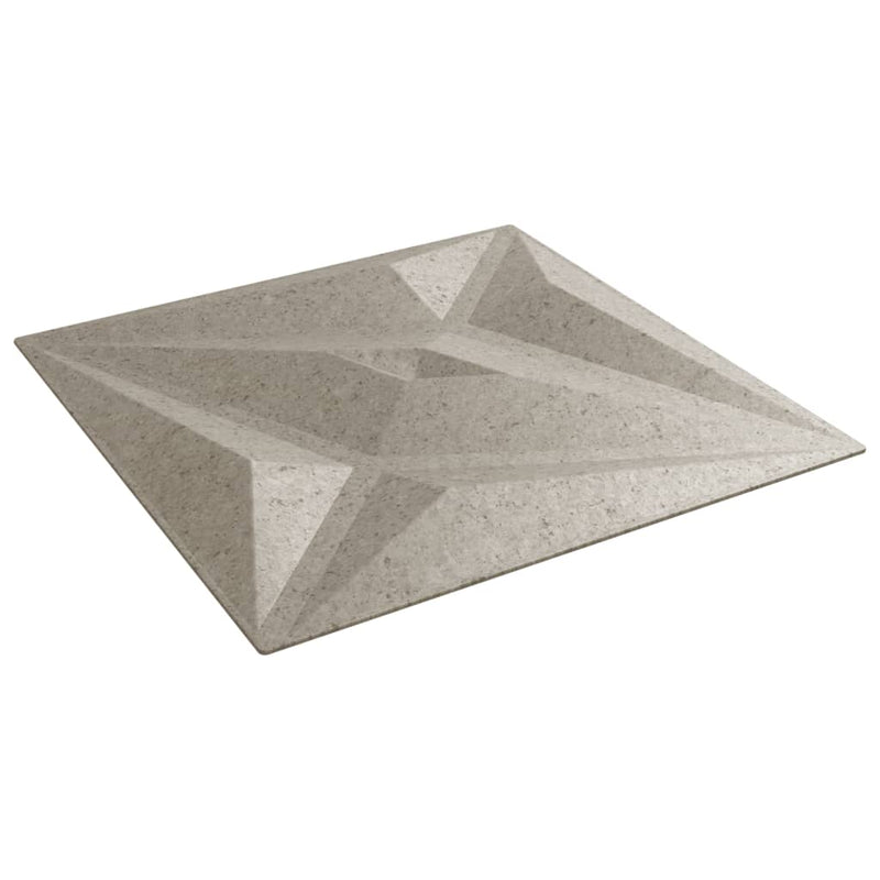 vidaXL 12 db betonmintás XPS csillagmintás fali panel 50 x 50 cm 3 m²