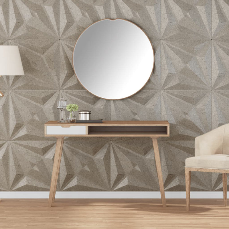 vidaXL 12 db betonmintás XPS csillagmintás fali panel 50 x 50 cm 3 m²