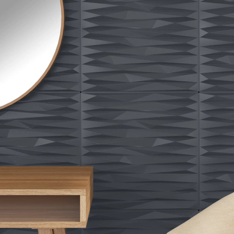 vidaXL 48 db szürke XPS kőmintás fali panel 50 x 50 cm 12 m²