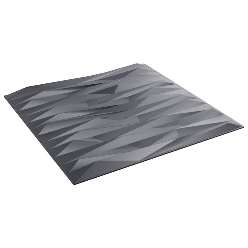 vidaXL 48 db szürke XPS kőmintás fali panel 50 x 50 cm 12 m²