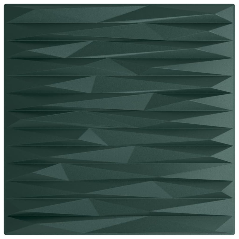 vidaXL 48 db zöld XPS kőmintás fali panel 50 x 50 cm 12 m²