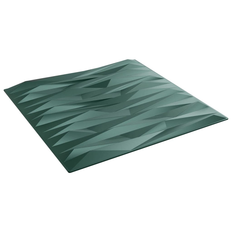 vidaXL 48 db zöld XPS kőmintás fali panel 50 x 50 cm 12 m²