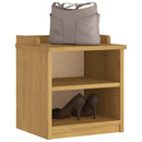 vidaXL SANDNES tömör fenyőfa előszobapad 45x40x50 cm