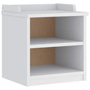 vidaXL SANDNES fehér tömör fenyőfa előszobapad 45x40x50 cm