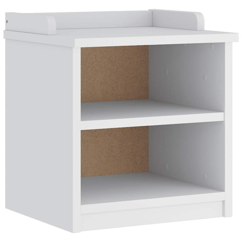 vidaXL SANDNES fehér tömör fenyőfa előszobapad 45x40x50 cm