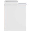 vidaXL SANDNES fehér tömör fenyőfa előszobapad 45x40x50 cm