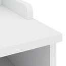 vidaXL SANDNES fehér tömör fenyőfa előszobapad 45x40x50 cm