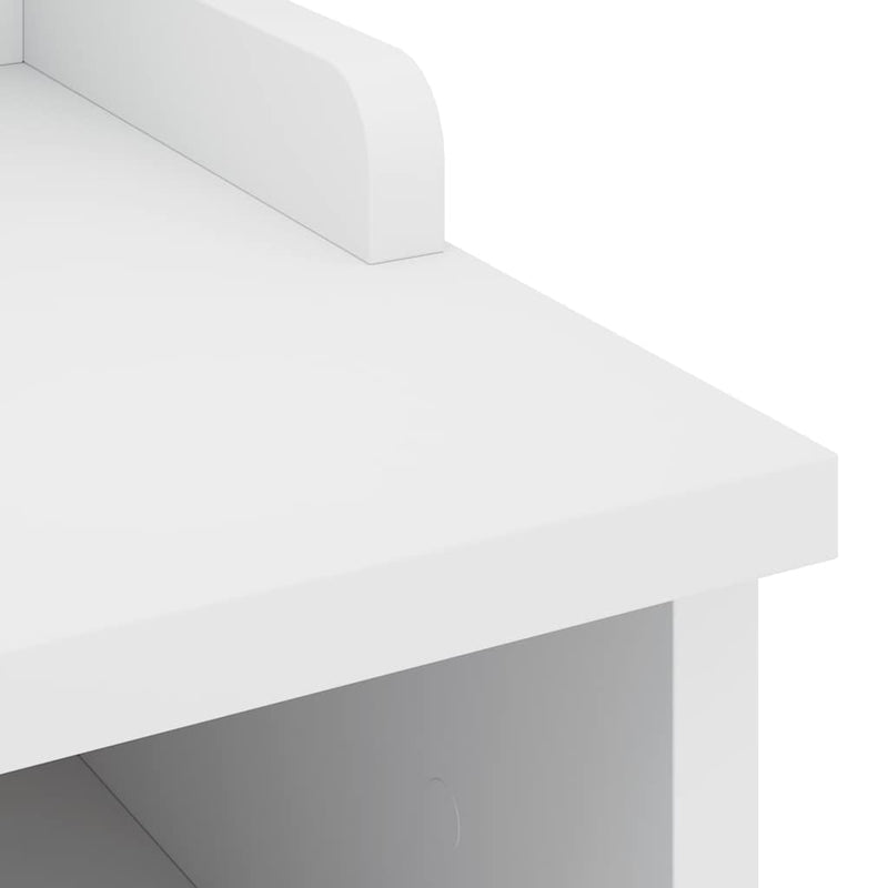 vidaXL SANDNES fehér tömör fenyőfa előszobapad 45x40x50 cm