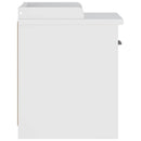 vidaXL SANDNES fehér tömör fenyőfa előszobapad 45x40x50 cm