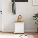 vidaXL SANDNES fehér tömör fenyőfa előszobapad 45x40x50 cm