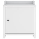 vidaXL SANDNES fehér tömör fenyőfa előszobapad 45x40x50 cm