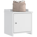 vidaXL SANDNES fehér tömör fenyőfa előszobapad 45x40x50 cm