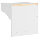 vidaXL SANDNES tömör fenyőfa falra szerelt kabátállvány 43x30x42 cm