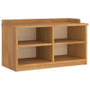 vidaXL SANDNES tömör fenyőfa előszobapad 87x40x50 cm