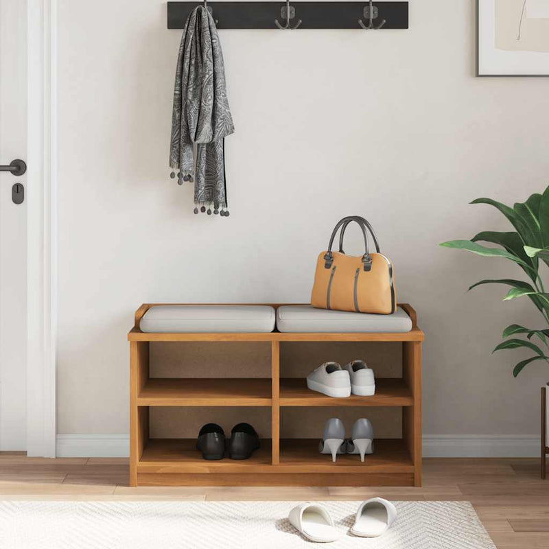 vidaXL SANDNES tömör fenyőfa előszobapad 87x40x50 cm