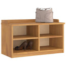 vidaXL SANDNES tömör fenyőfa előszobapad 87x40x50 cm