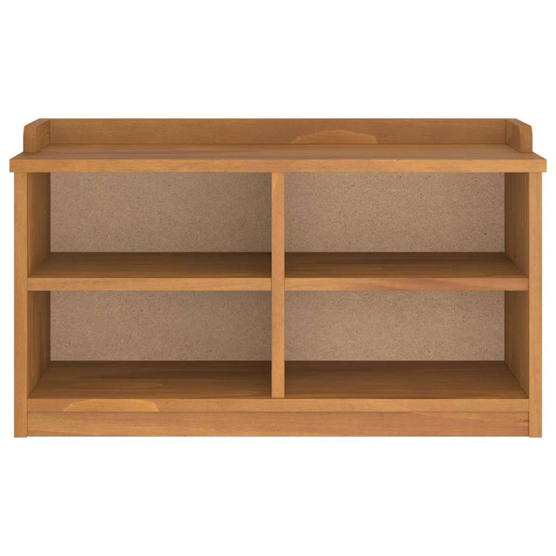 vidaXL SANDNES tömör fenyőfa előszobapad 87x40x50 cm