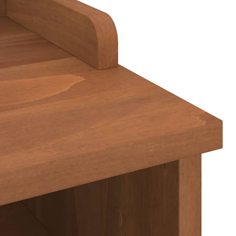 vidaXL SANDNES tömör fenyőfa előszobapad 87x40x50 cm