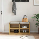 vidaXL SANDNES tömör fenyőfa előszobapad 87x40x50 cm