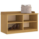 vidaXL SANDNES tömör fenyőfa előszobapad 87x40x50 cm