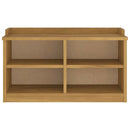 vidaXL SANDNES tömör fenyőfa előszobapad 87x40x50 cm
