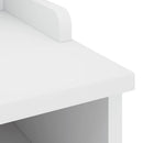 vidaXL SANDNES fehér tömör fenyőfa előszobapad 87x40x50 cm