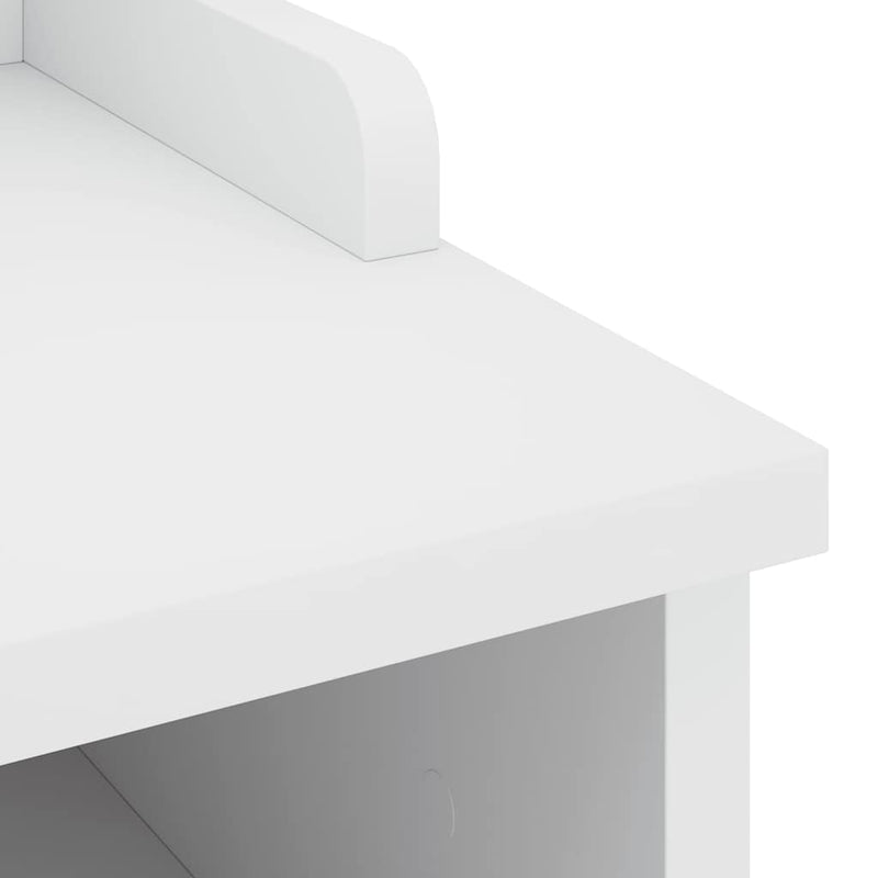 vidaXL SANDNES fehér tömör fenyőfa előszobapad 87x40x50 cm