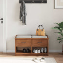 vidaXL SANDNES tömör fenyőfa előszobapad 87x40x50 cm