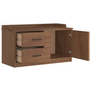 vidaXL SANDNES tömör fenyőfa előszobapad 87x40x50 cm