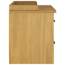 vidaXL SANDNES tömör fenyőfa előszobapad 87x40x50 cm