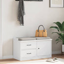 vidaXL SANDNES fehér tömör fenyőfa előszobapad 87x40x50 cm