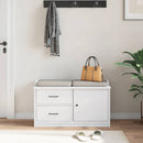 vidaXL SANDNES fehér tömör fenyőfa előszobapad 87x40x50 cm