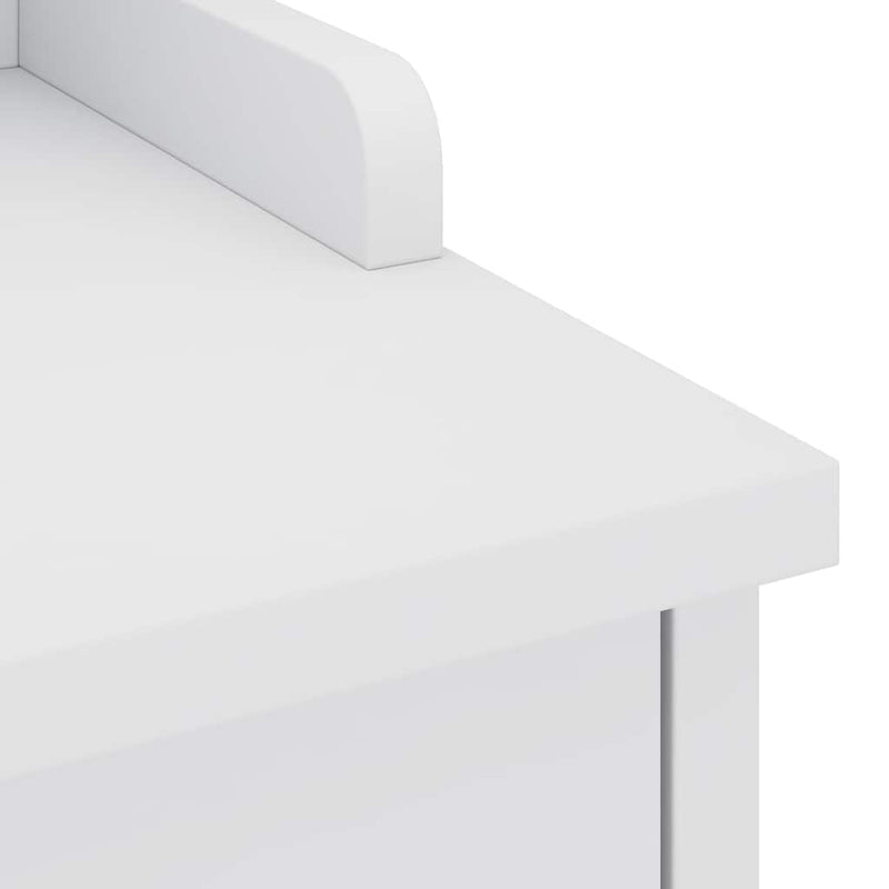 vidaXL SANDNES fehér tömör fenyőfa előszobapad 87x40x50 cm