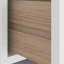 vidaXL SANDNES fehér tömör fenyőfa előszobapad 87x40x50 cm