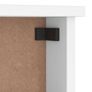 vidaXL SANDNES tömör fenyőfa falra szerelt kabátállvány 87x12x35 cm