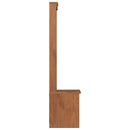 vidaXL SANDNES tömör fenyőfa előszobafa 45x40x159,5 cm