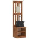 vidaXL SANDNES tömör fenyőfa előszobafa 45x40x159,5 cm