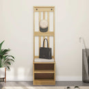 vidaXL SANDNES tömör fenyőfa előszobafa 45x40x159,5 cm