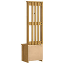 vidaXL SANDNES tömör fenyőfa előszobafa 45x40x159,5 cm
