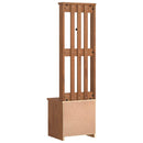 vidaXL SANDNES tömör fenyőfa előszobafa 45x40x159,5 cm